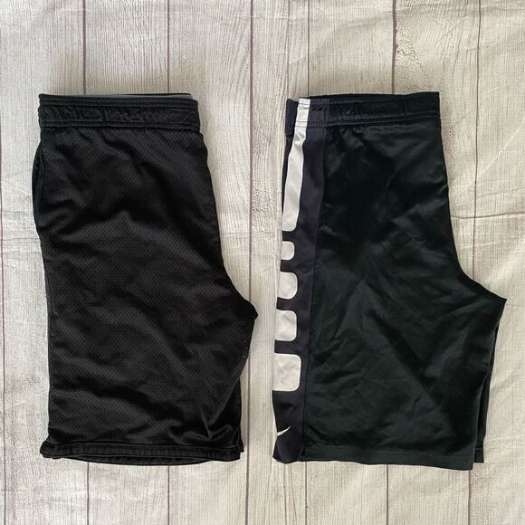 Nike Elite & starter 2 bundle athletic shorts sz youth L & XXL 18 - Picture 1 of 16